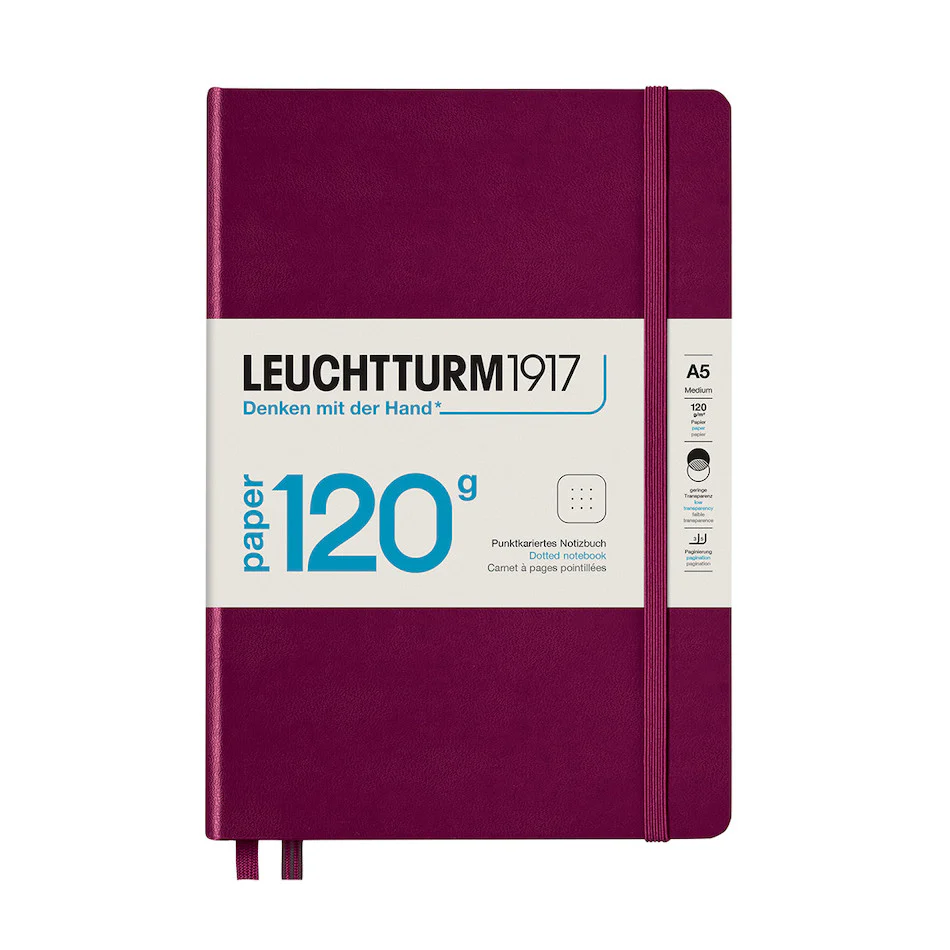 LEUCHTTURM1917 120g Edition Notebook Medium Port Red