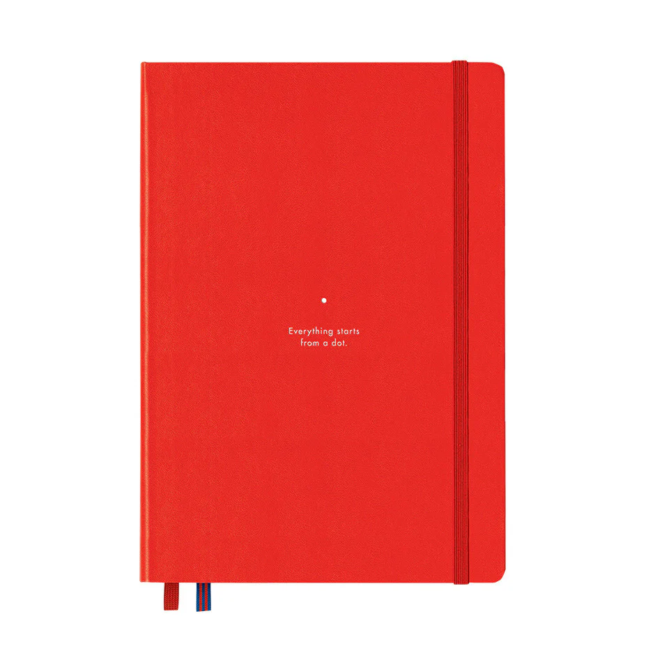 LEUCHTTURM1917 Bauhaus Edition Hardcover Notebook Medium Red Dotted - Image 2
