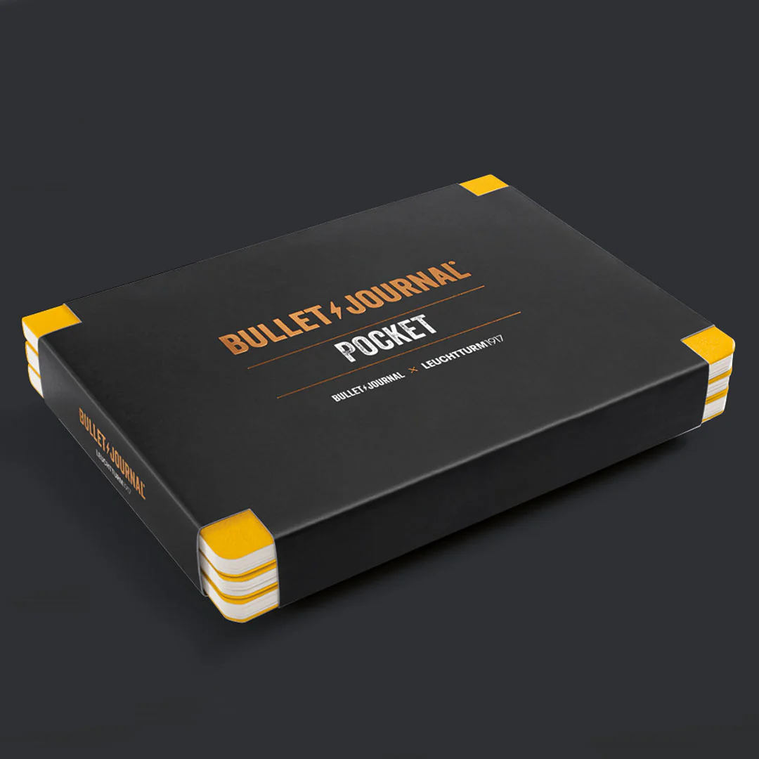 LEUCHTTURM1917 Bullet Journal Pocket Yellow Set of 3 - Image 2