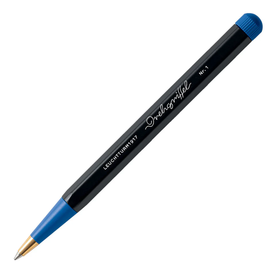 LEUCHTTURM1917 Drehgriffel Bauhaus Edition Ballpoint Pen Black and Royal Blue
