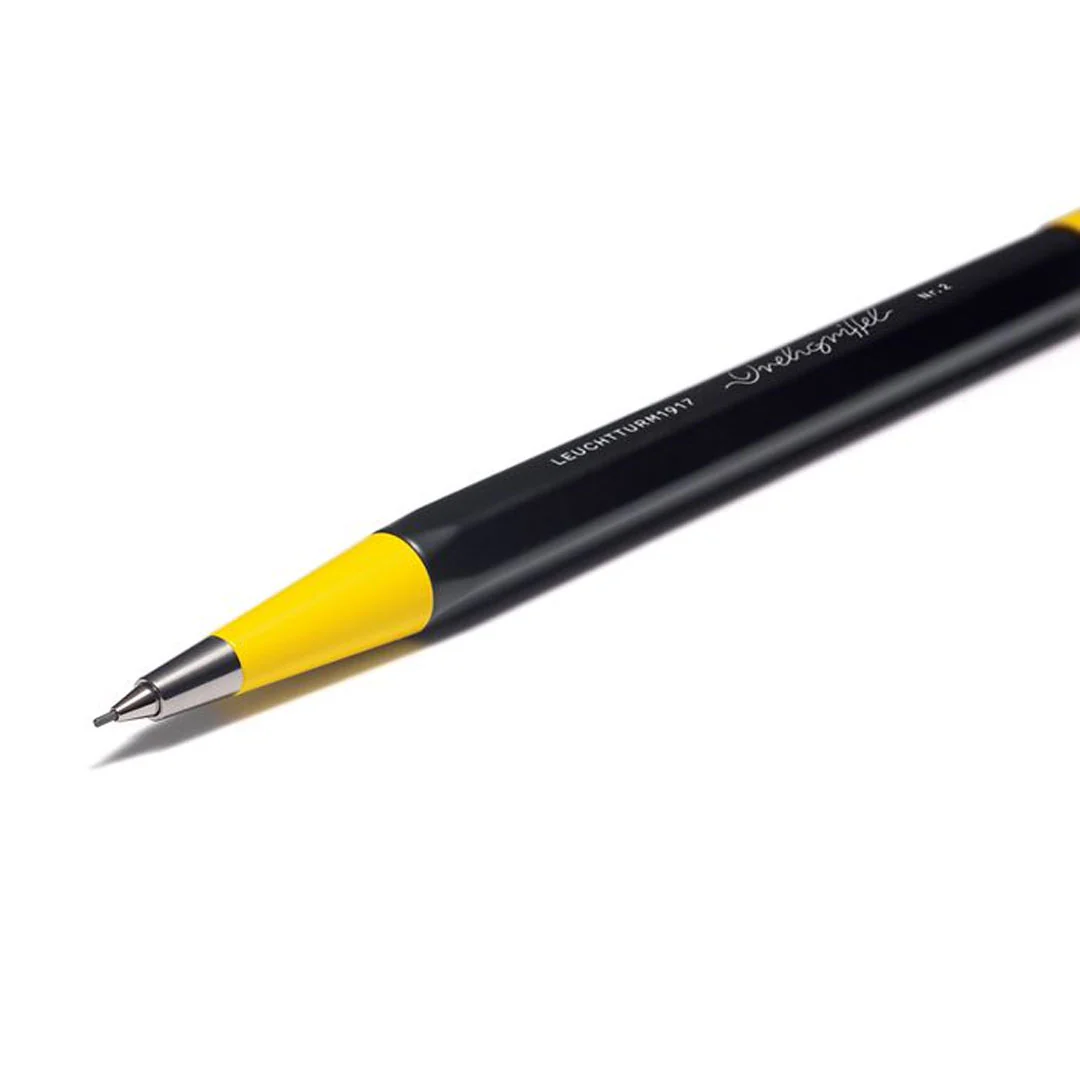 LEUCHTTURM1917 Drehgriffel Bauhaus Edition Mechanical Pencil Black/Lemon - Image 3