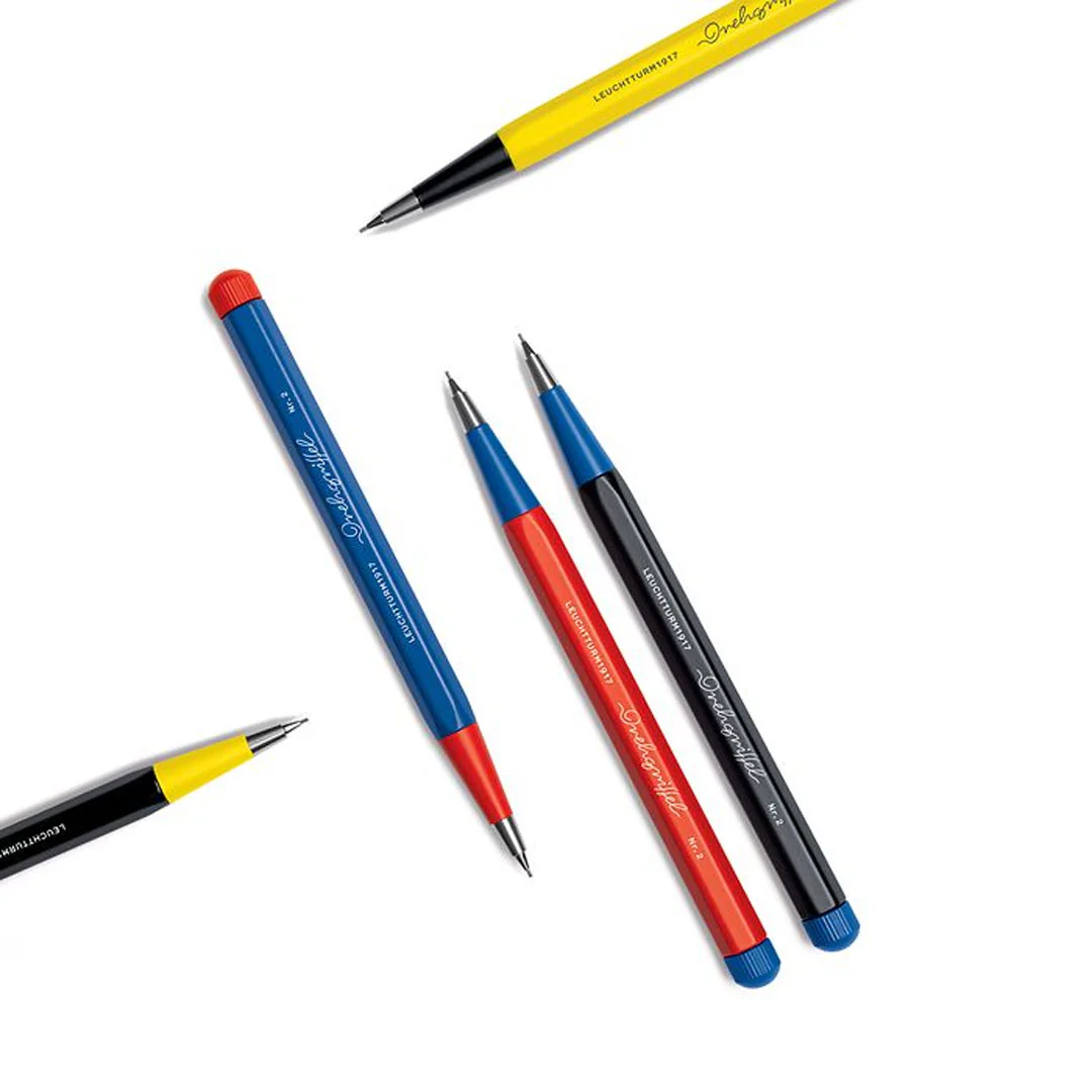 LEUCHTTURM1917 Drehgriffel Bauhaus Edition Mechanical Pencil Lemon/Black - Image 2
