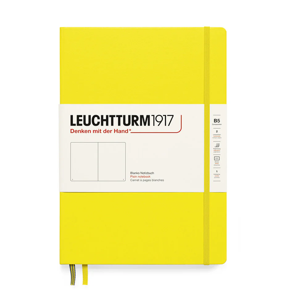 LEUCHTTURM1917 Hardcover Notebook B5 Lemon