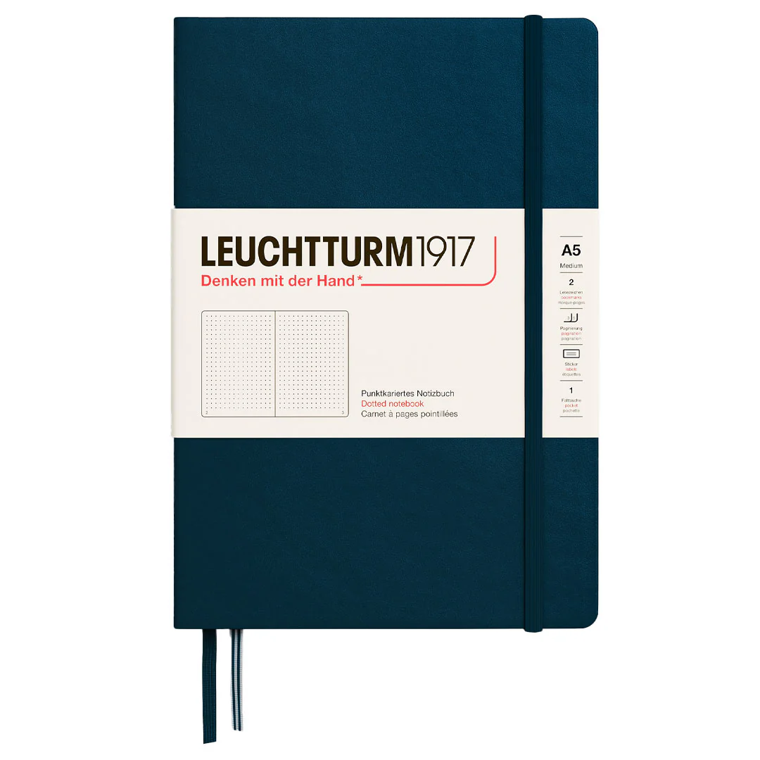 LEUCHTTURM1917 Hardcover Notebook Medium A5 Deep Sea - Image 2