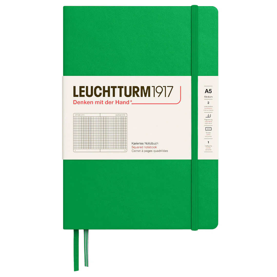 LEUCHTTURM1917 Hardcover Notebook Medium A5 Spring Leaf - Image 4
