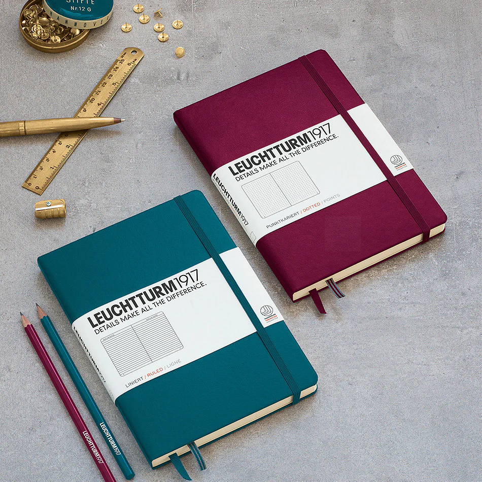LEUCHTTURM1917 Hardcover Notebook Medium Port Red - Image 2