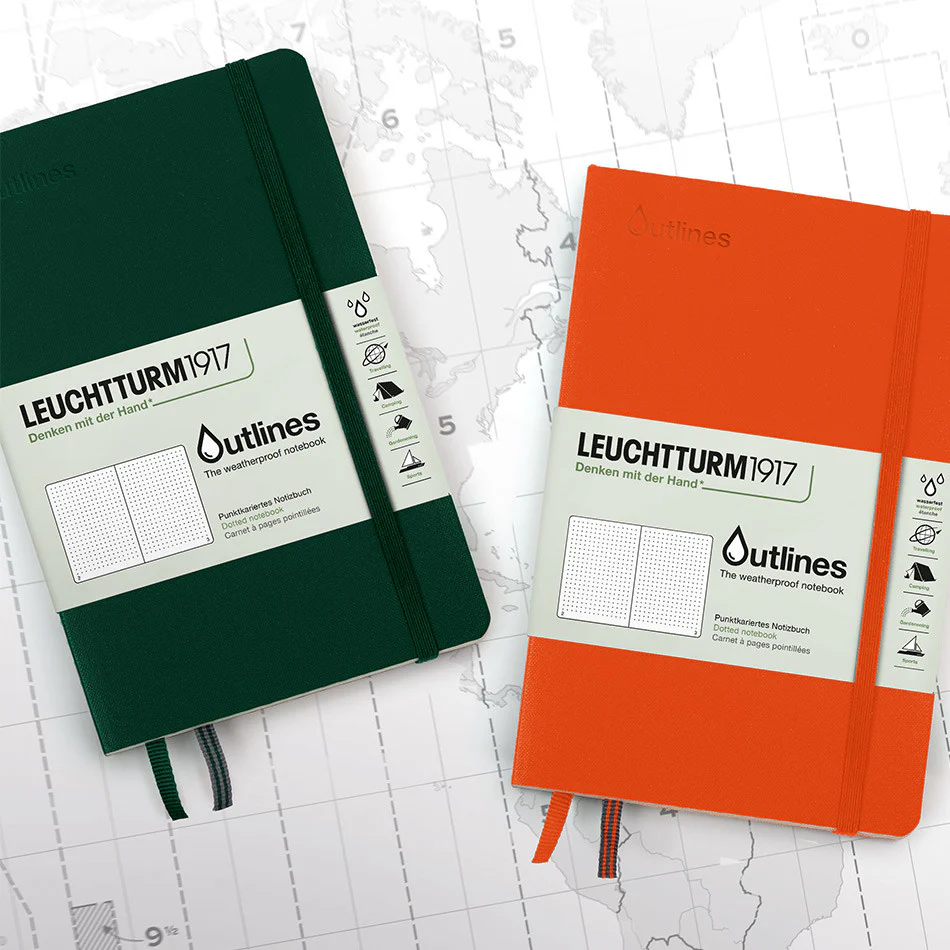 LEUCHTTURM1917 Paperback Outlines Notebook Walden Green Dotted - Image 2