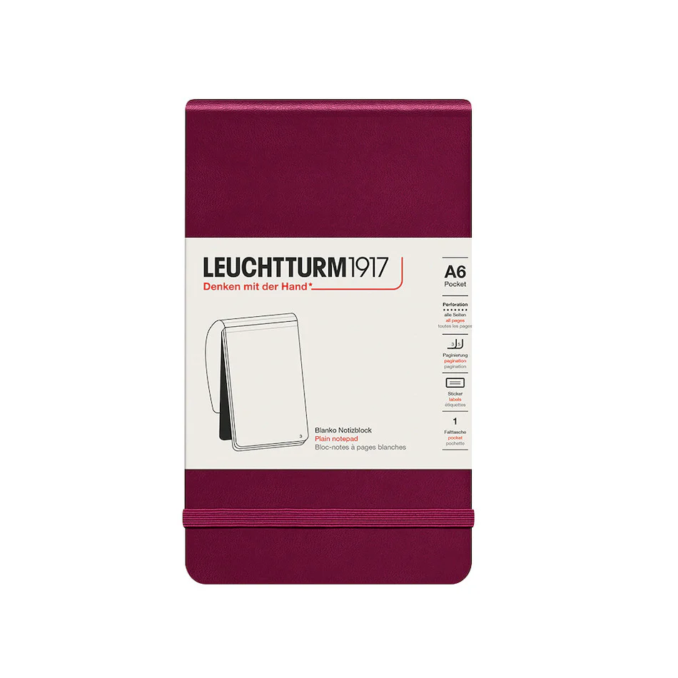 LEUCHTTURM1917 Reporter Notepad Port Red - Image 2