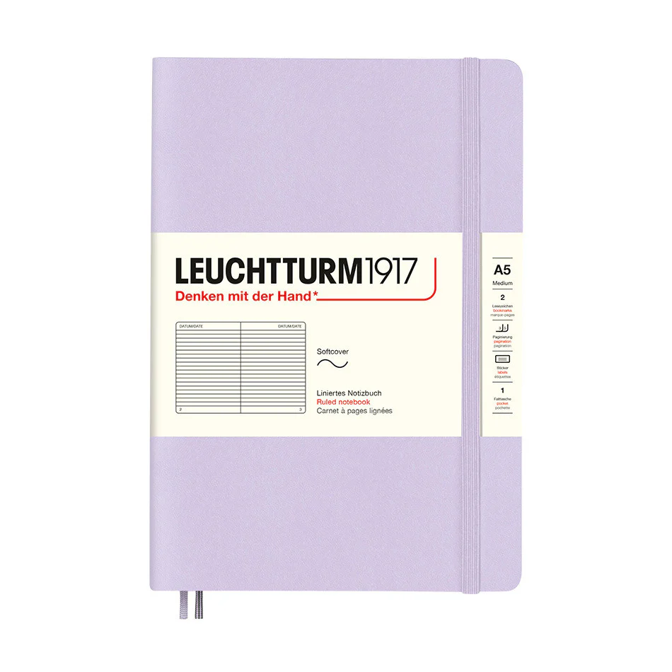 LEUCHTTURM1917 Softcover Notebook Medium Lilac - Image 3