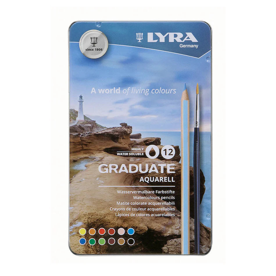 LYRA Graduate Aquarell Pencils Set of 12