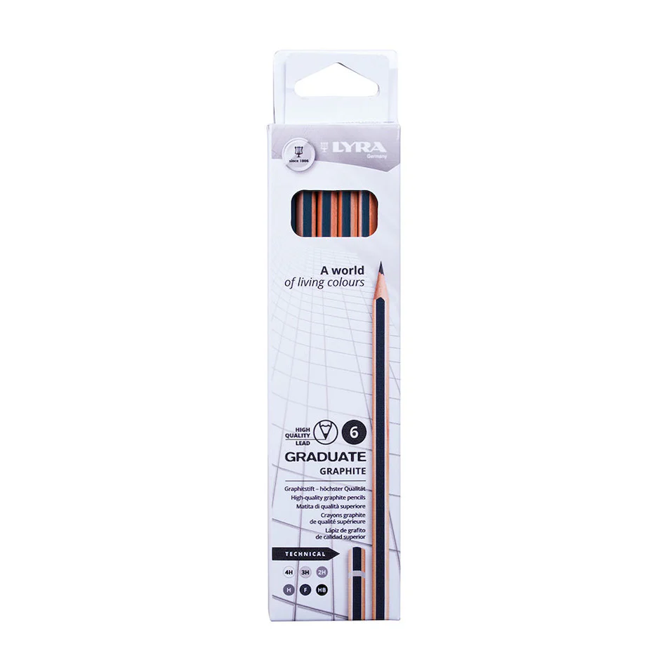 LYRA Graduate Graphite Technical Drawing Set of 6