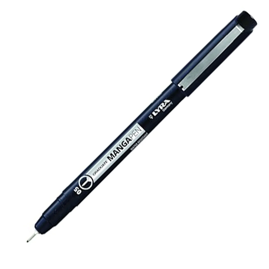 Lyra Graduate Manga Black and Sepia Pen Set of 5 - Image 2
