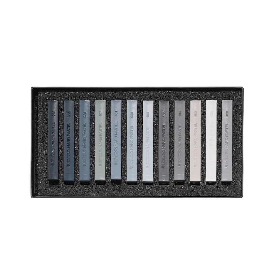 LYRA Hard Pastels Soft Grey Tones Set of 12 - Image 2