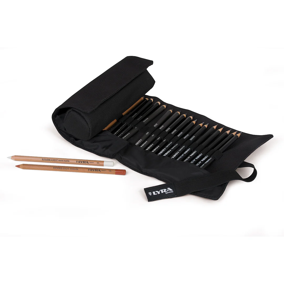 Lyra Rembrandt Sketching Nylon Roll Set of 24 - Image 4