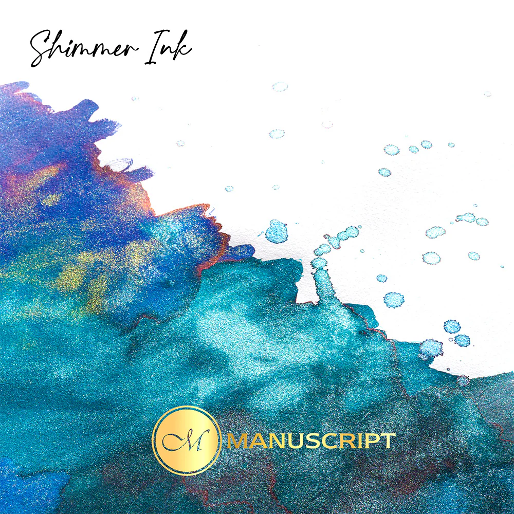 Manuscript Shimmer Ink Set of 6 Ocean - Image 3