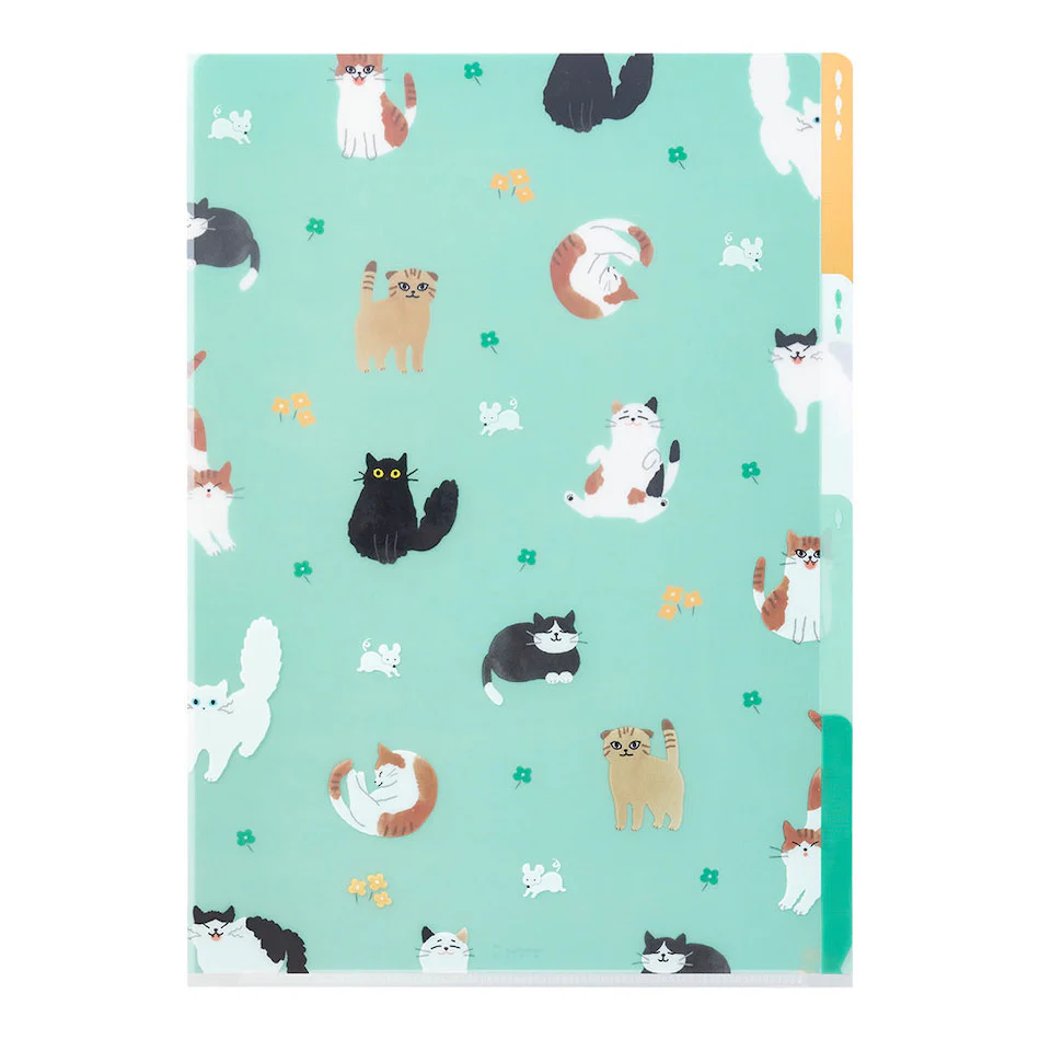 Midori 3 Pockets Clear Folder A4 - Image 2