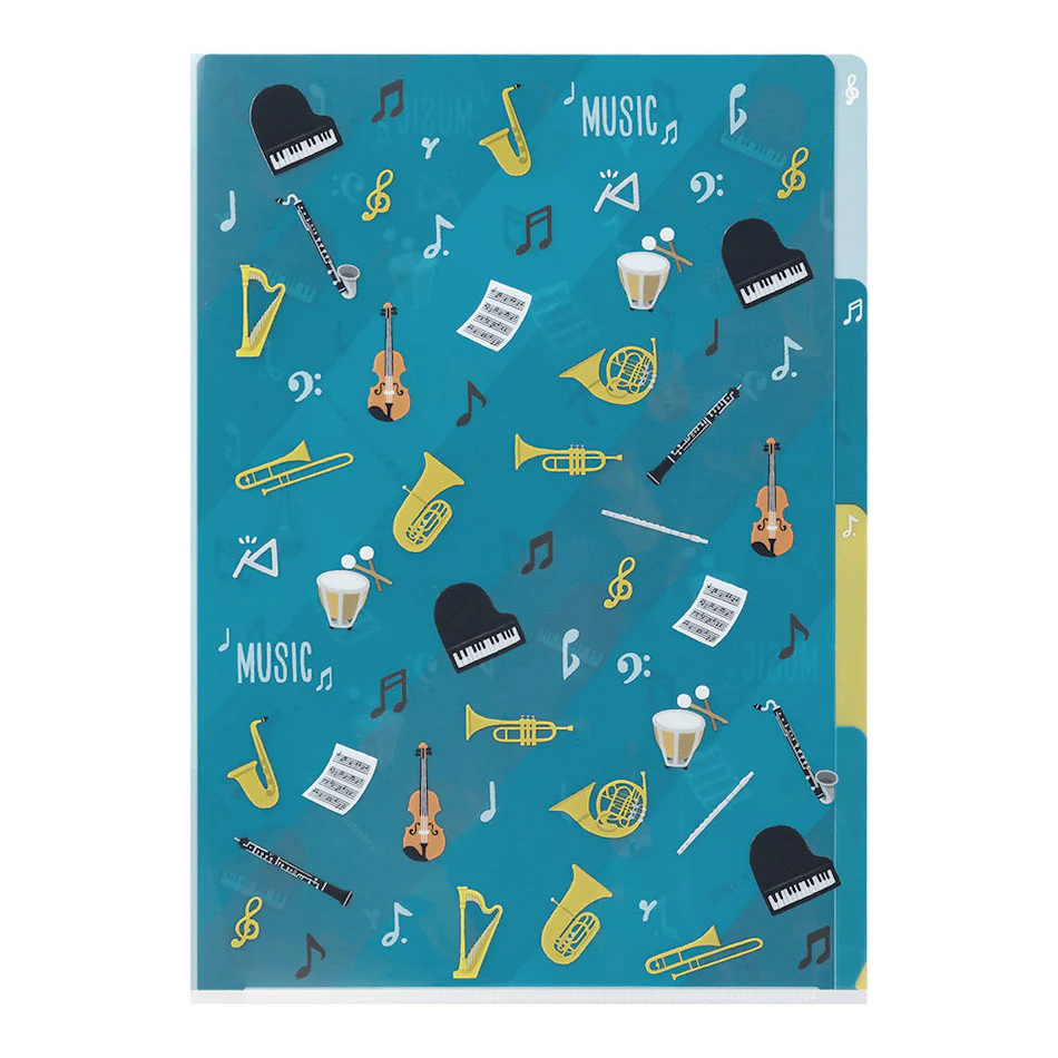 Midori 3 Pockets Clear Folder A4 - Image 7