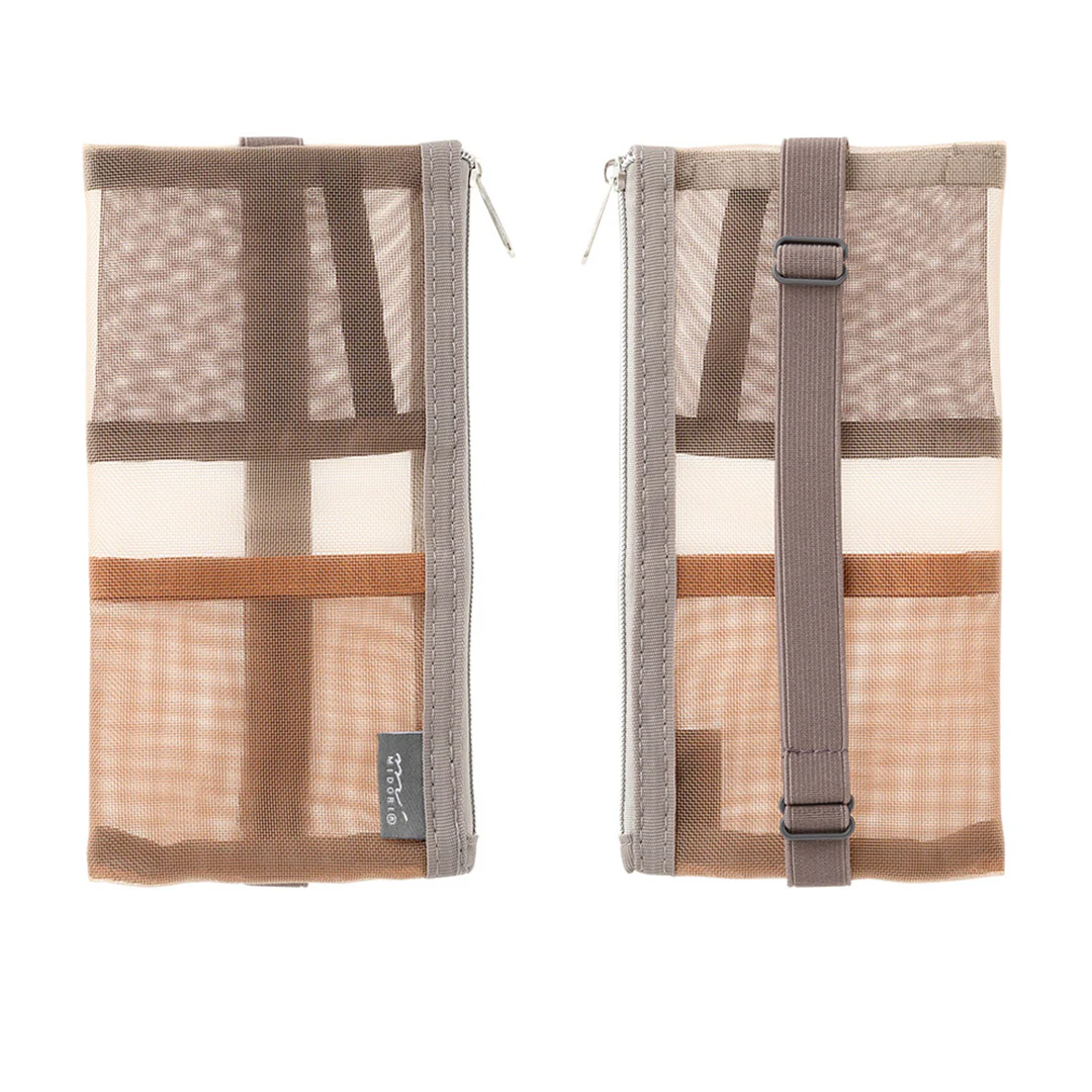 Midori Book Band Mesh Pen Case B6-A5 - Image 3