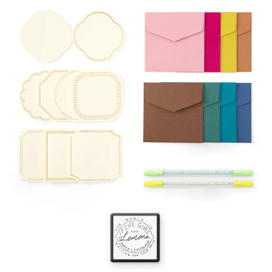 Midori Paintable Stamp Kit Limited Edition Lemon - Image 2