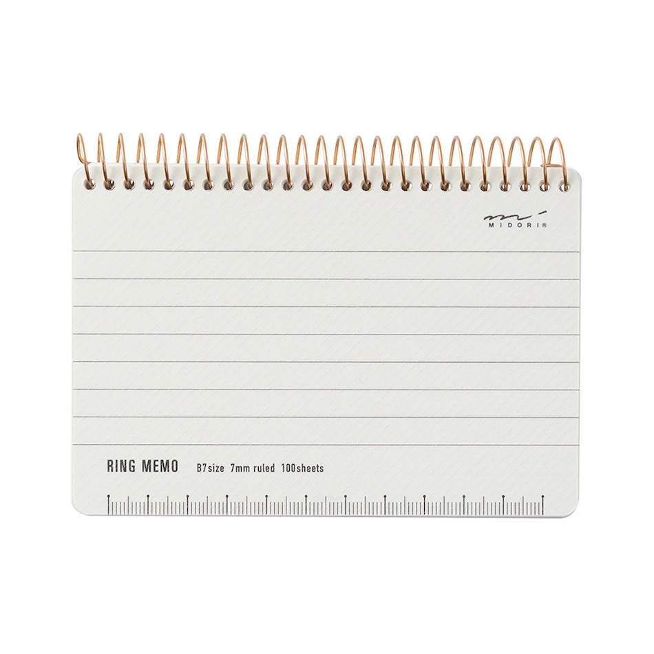 Midori Ring Memo Pad Basic B7 - Image 3
