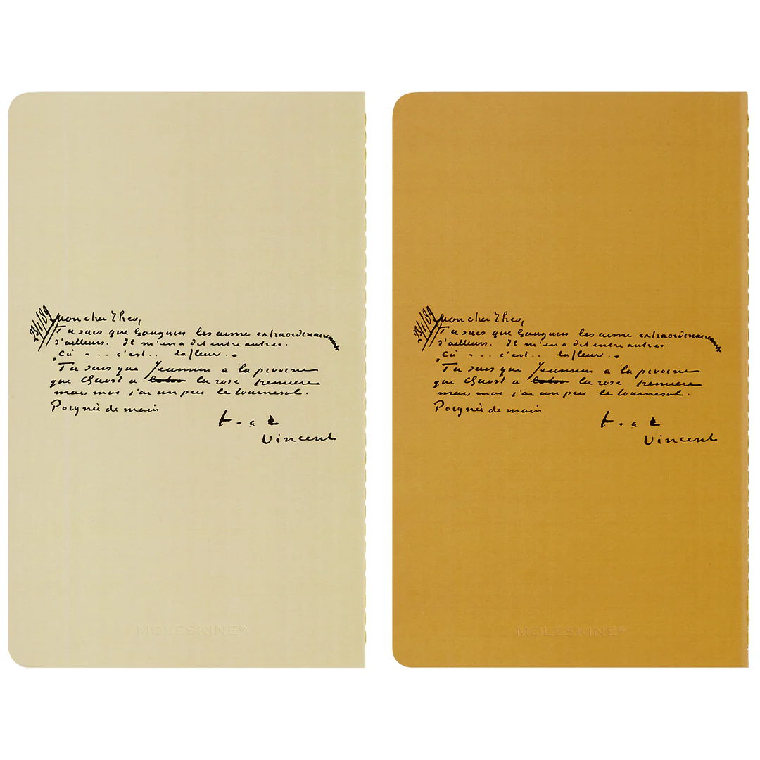 Moleskine Cahier Large Journal 130 x 210 Set of 2 Van Gogh Museum 'Sunflowers' - Image 3