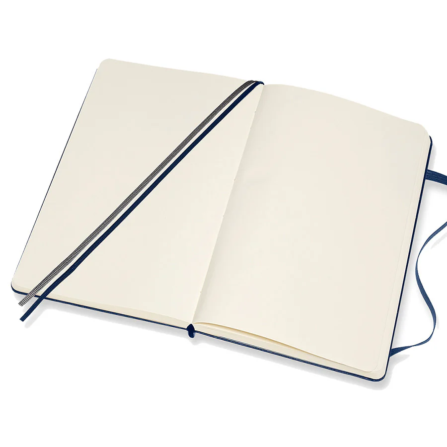Moleskine Classic Collection Expanded Hardcover Large Notebook Sapphire Blue - Image 2