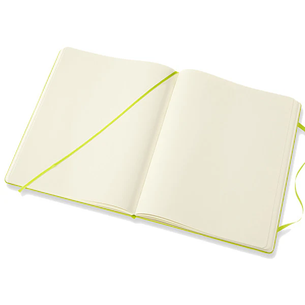 Moleskine Classic Collection Hardcover Extra Large Notebook Lemon Green - Image 2