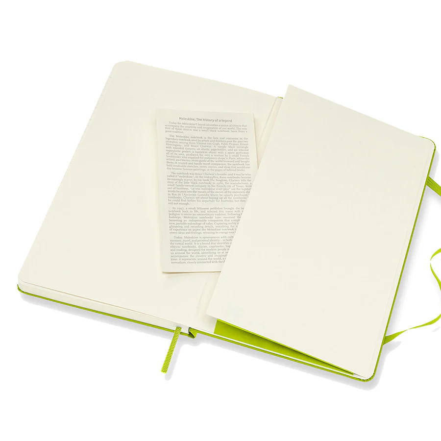 Moleskine Classic Collection Hardcover Large Notebook Lemon Green - Image 2
