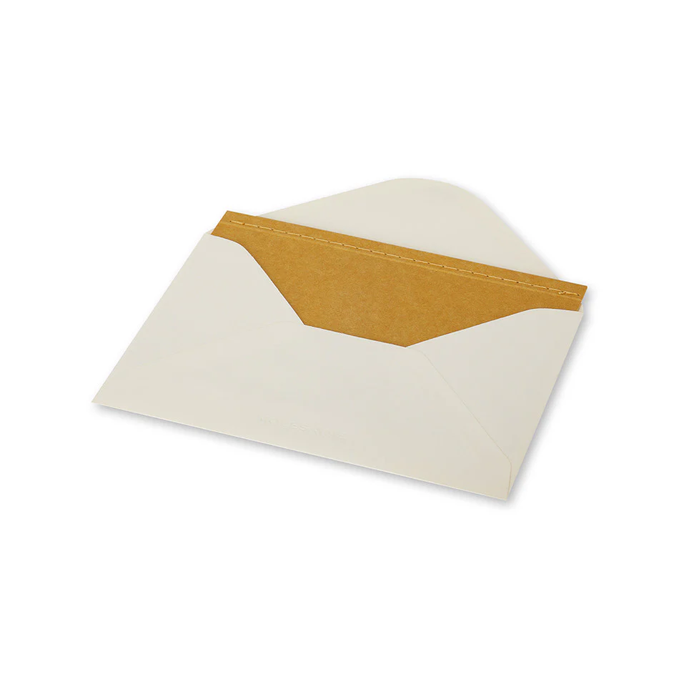 Moleskine Pocket Note Card with Envelope Mustard Yellow - Image 3