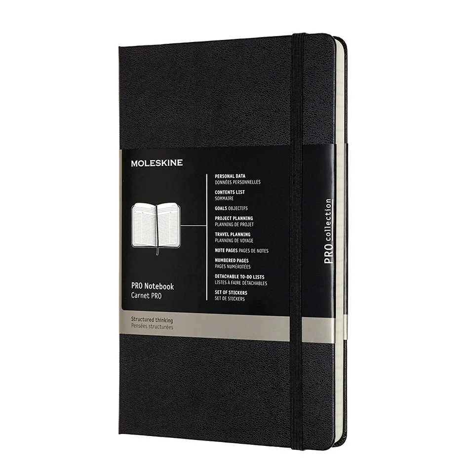 Moleskine Pro Notebook Hard Cover Large 135x210 Black