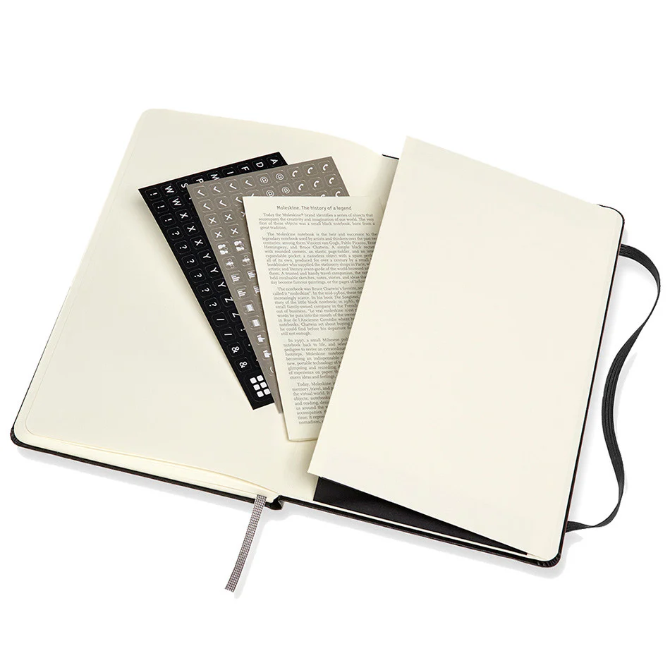 Moleskine Pro Notebook Hard Cover Large 135x210 Black - Image 2