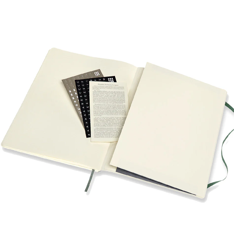 Moleskine Pro Notebook Soft Cover Extra Large Forest Green - Image 2