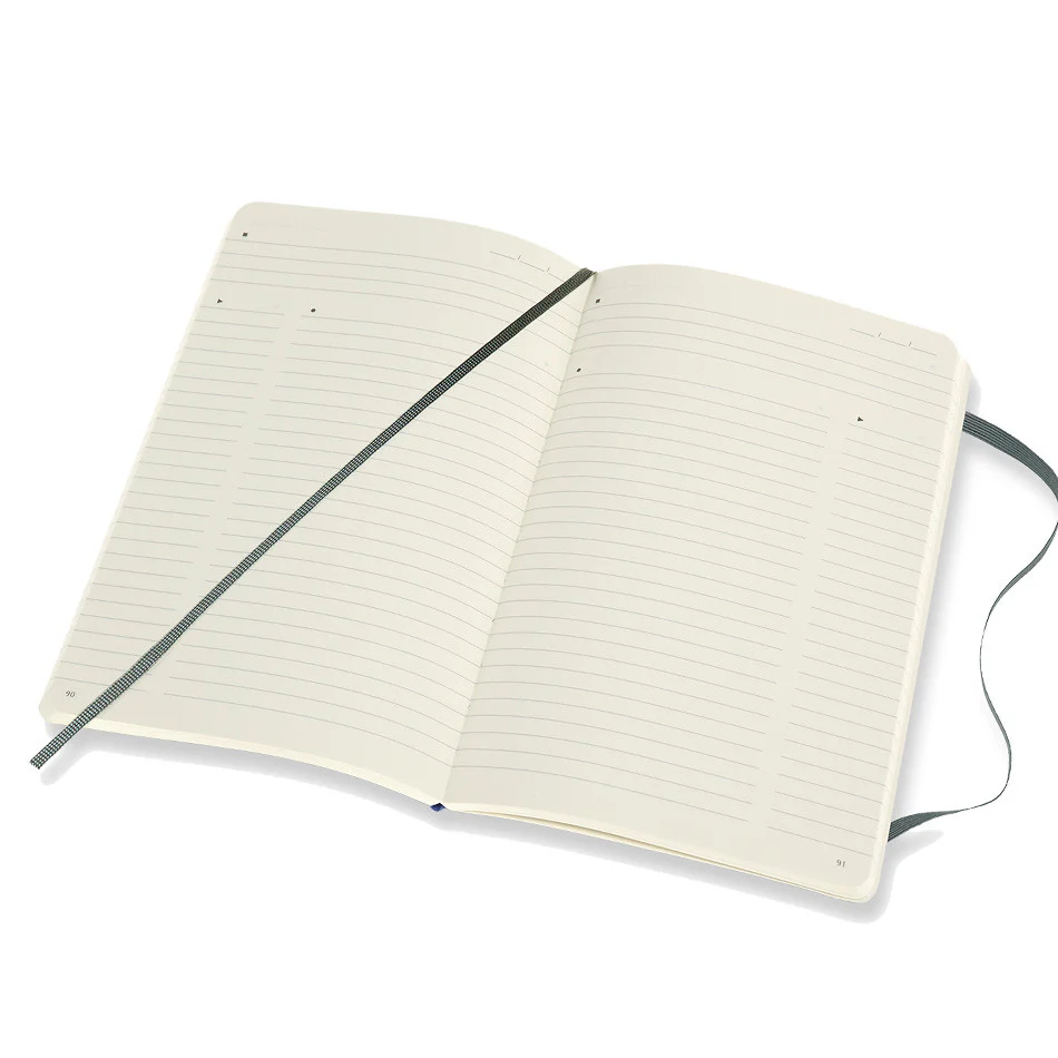 Moleskine Pro Notebook Soft Cover Large 135x210 Forest Green - Image 3