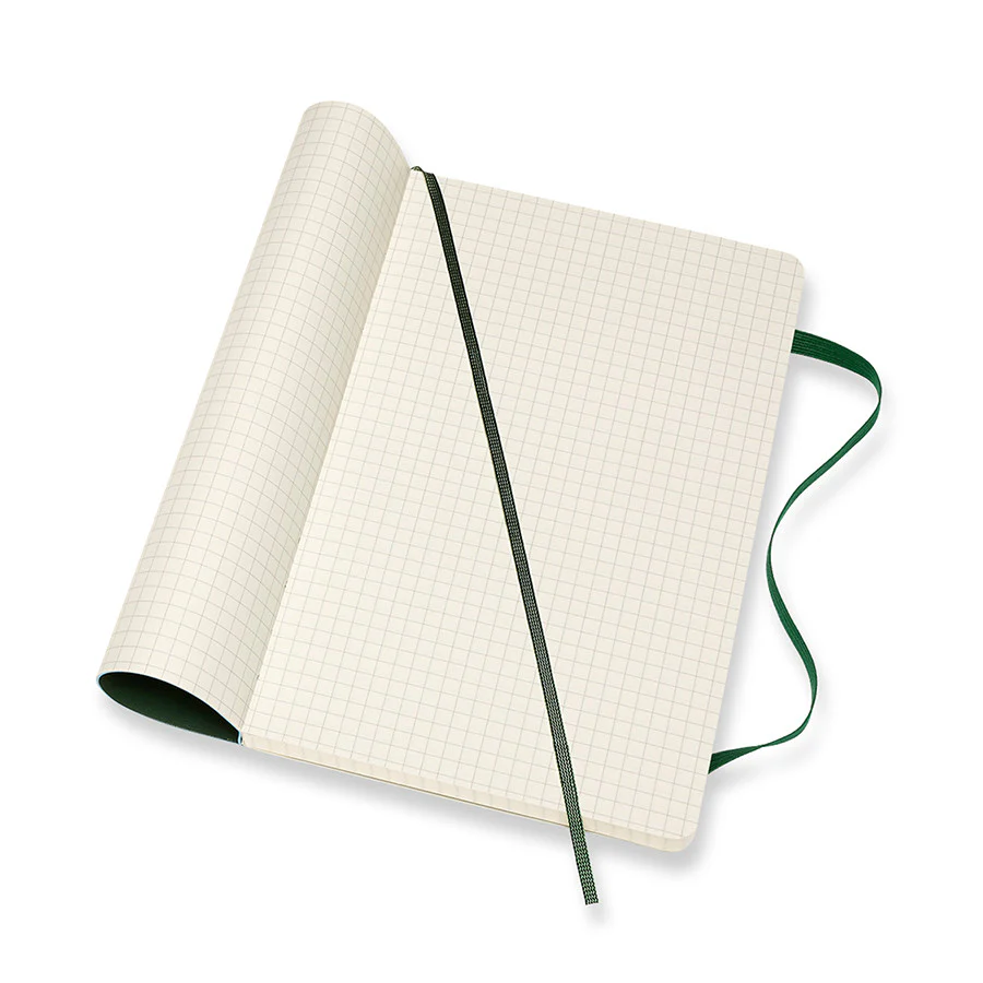 Moleskine Soft Cover Large Notebook 135x210 Myrtle Green - Image 5