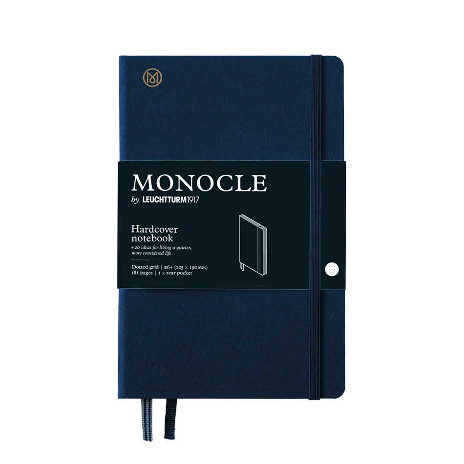 Monocle by Leuchtturm1917 Hardcover Notebook B6+ Navy