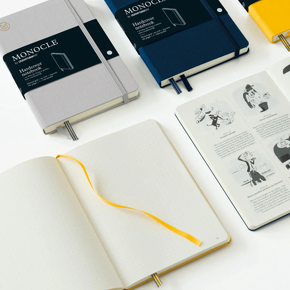 Monocle by Leuchtturm1917 Hardcover Notebook B6+ Navy - Image 2