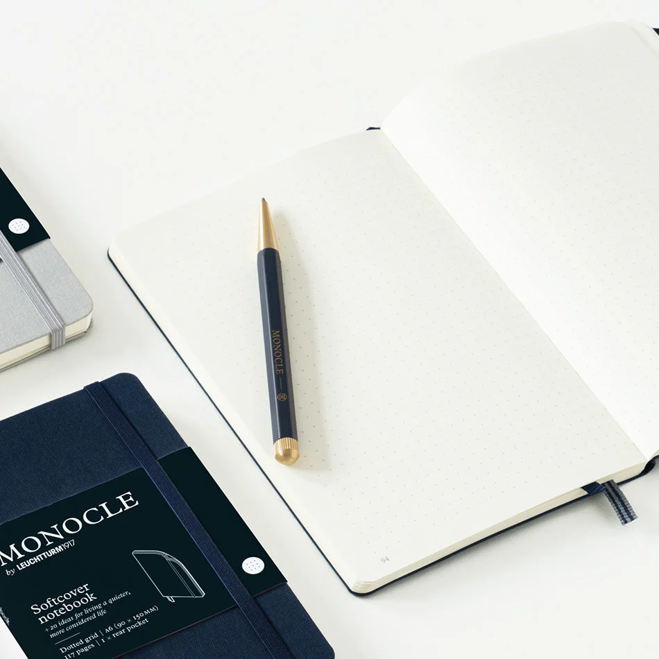Monocle by Leuchtturm1917 Softcover Notebook B5 Light Grey - Image 2