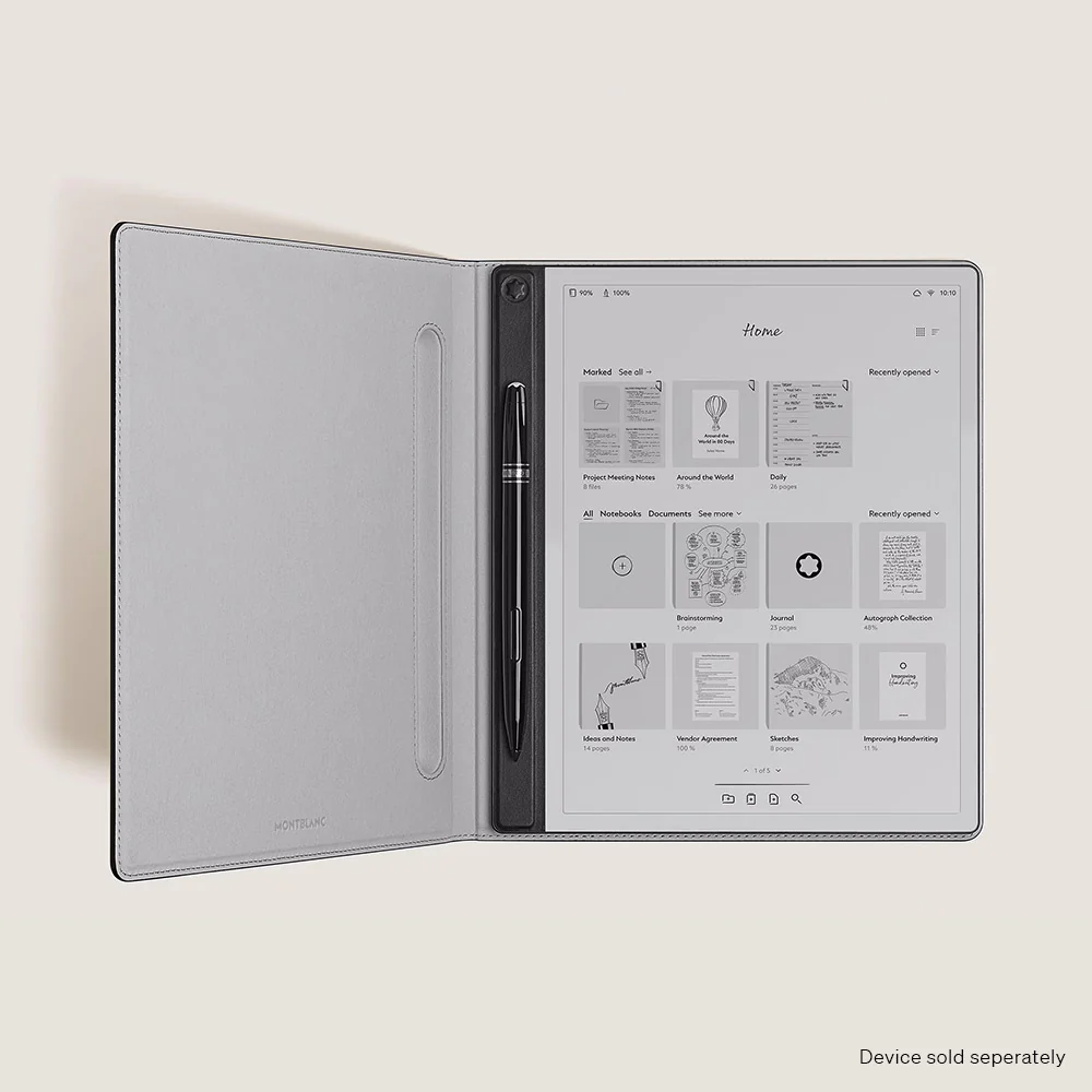Montblanc Digital Paper Leather Folio Black - Image 4