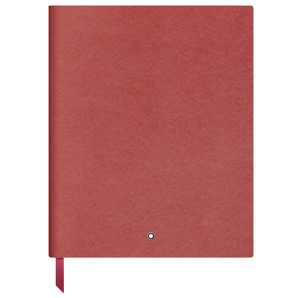 Montblanc Large Notebook Brick Red Leather Lined