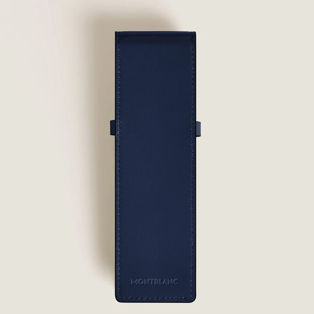 Montblanc Meisterstuck 2 Pen Pouch Ink Blue - Image 3