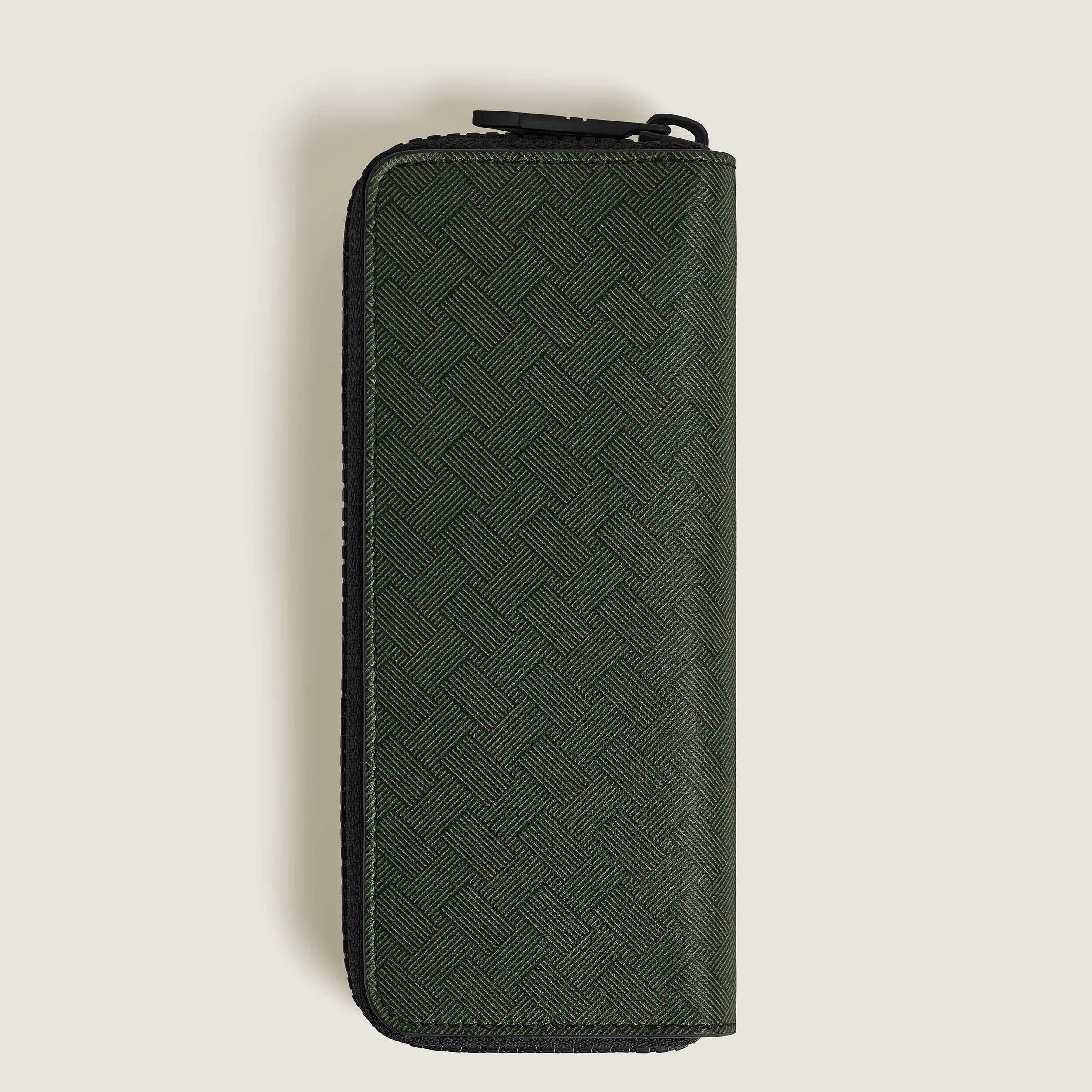 Montblanc Sartorial 2 Pen Pouch Tweed Khaki - Image 5