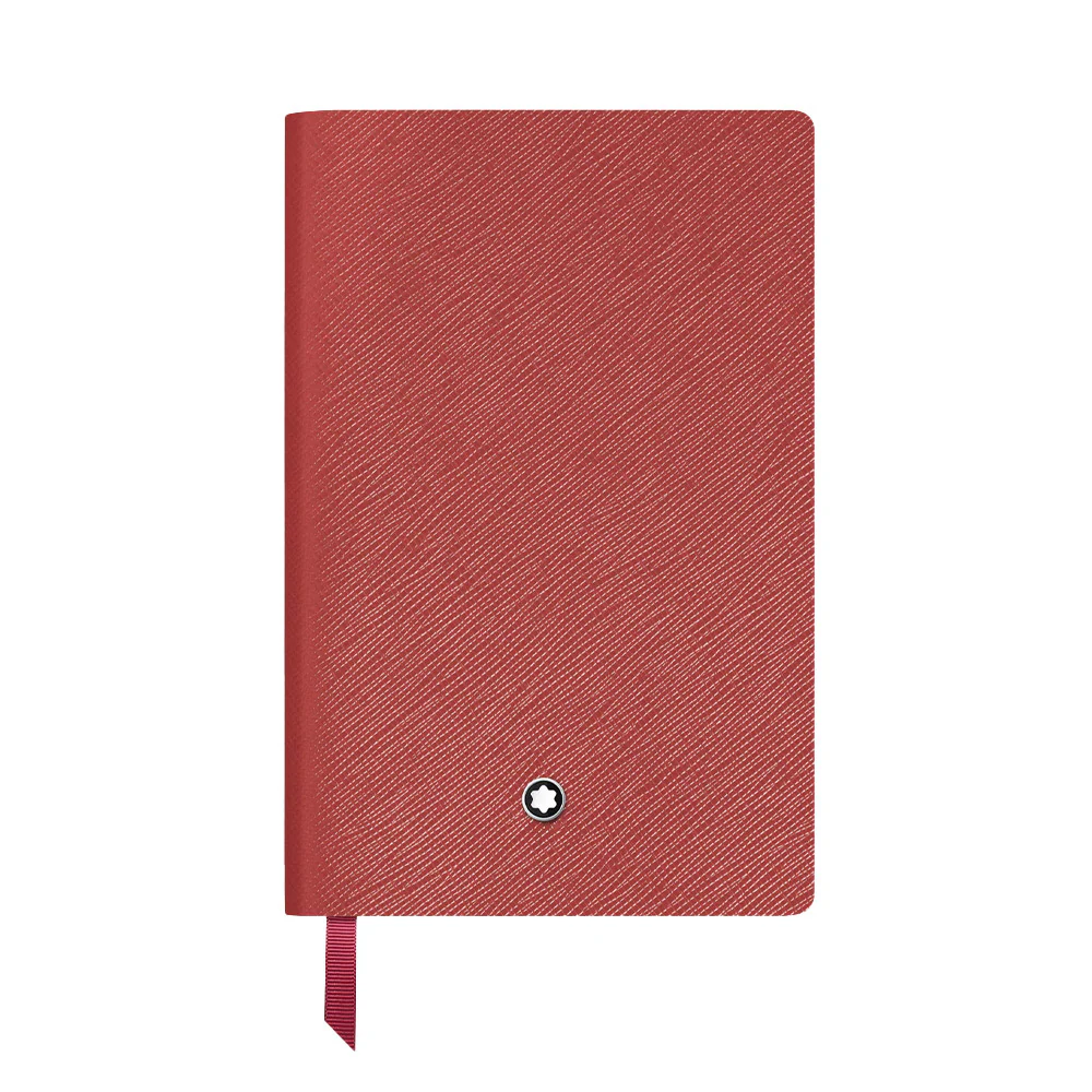 Montblanc Small Notebook Brick Red Leather Blank