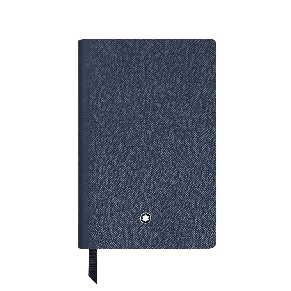 Montblanc Small Notebook Ink Blue Leather Lined