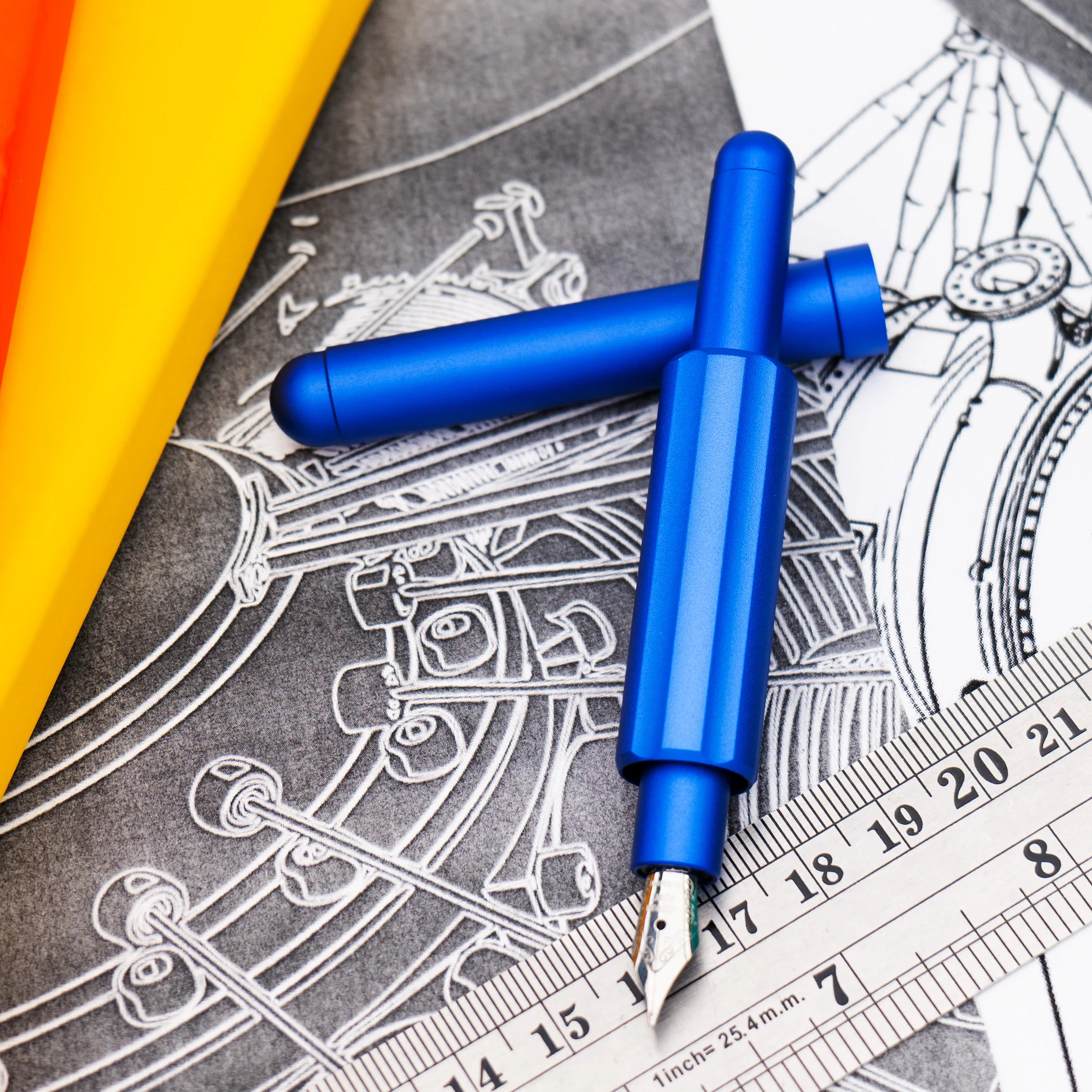 Monteverde Axis Fountain Pen Blue - Image 3