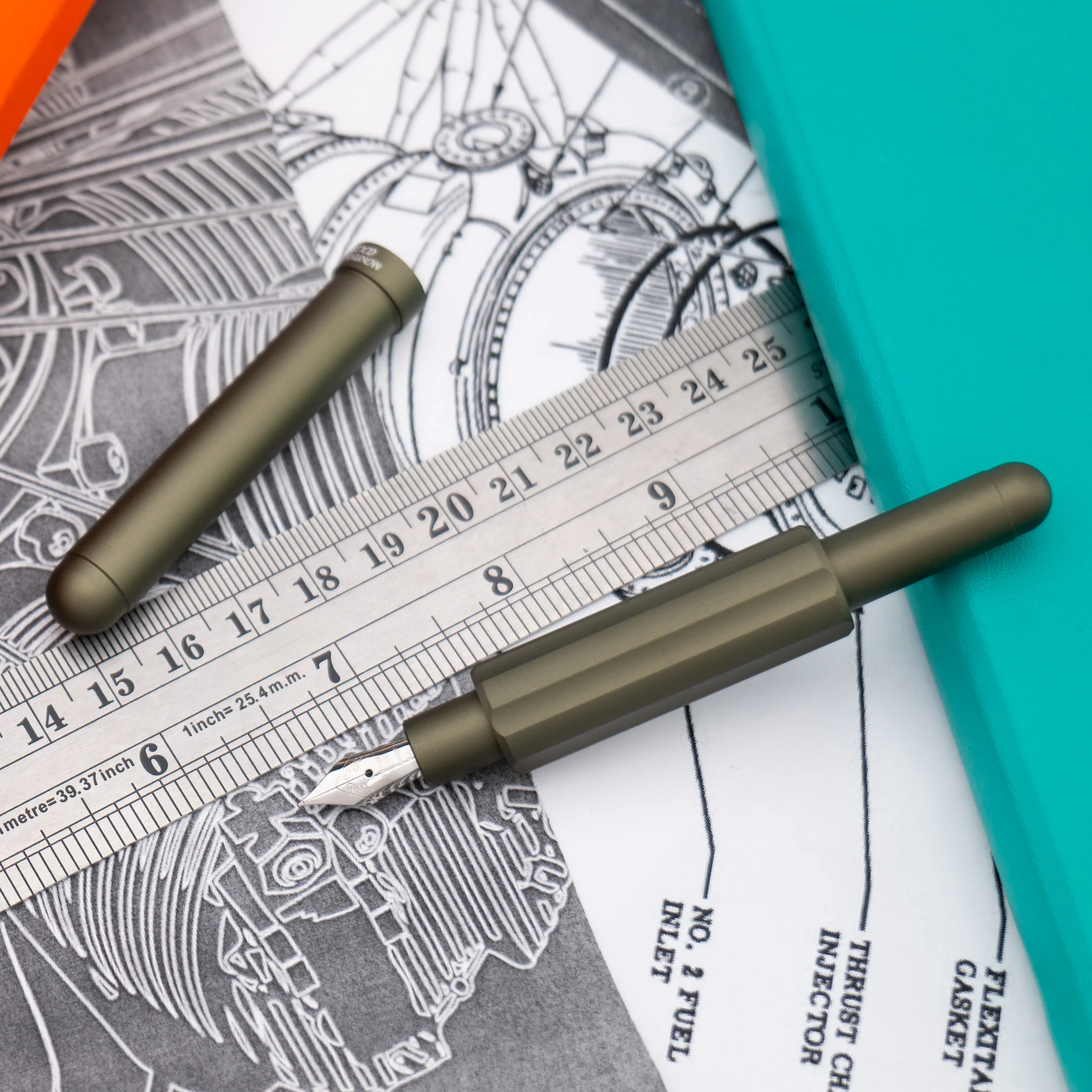 Monteverde Axis Fountain Pen Olive - Image 3