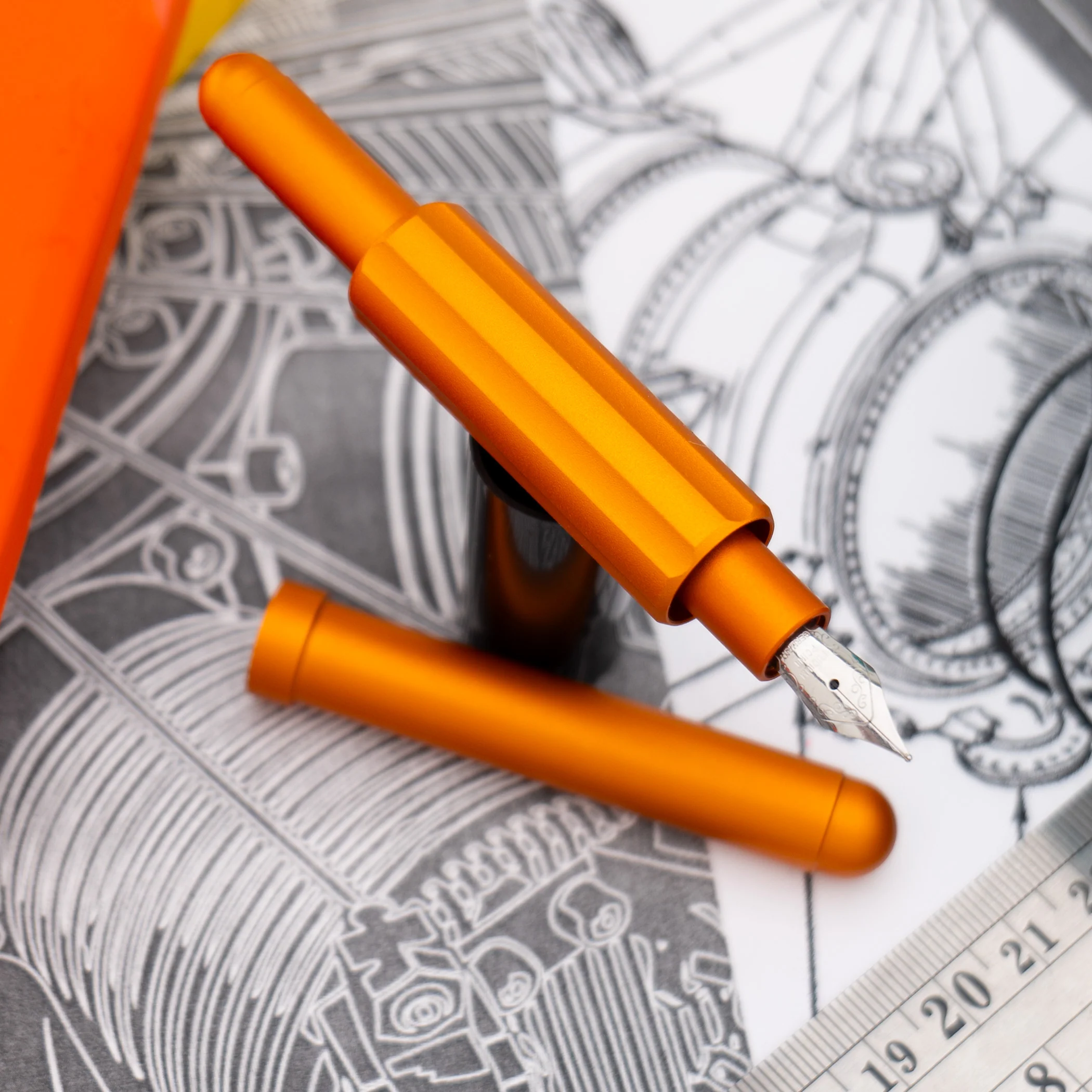 Monteverde Axis Fountain Pen Orange - Image 6