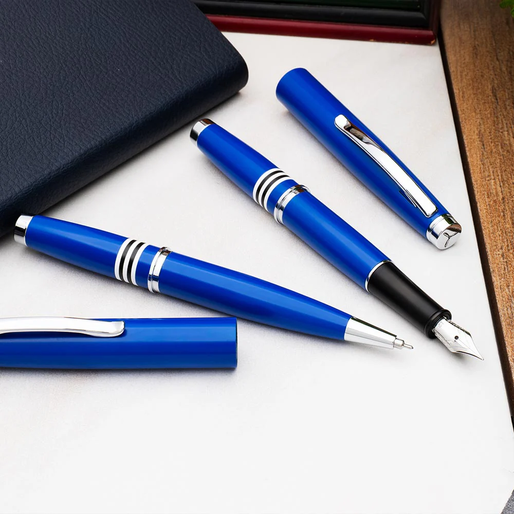 Monteverde Dakota Fountain Pen Air Force Blue - Image 3