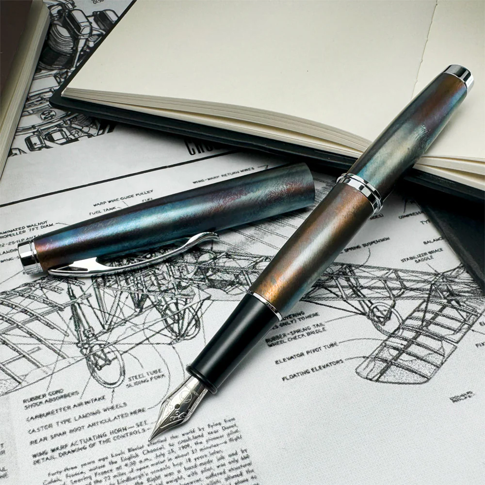 Monteverde Dakota Fountain Pen Raw Flame - Image 2