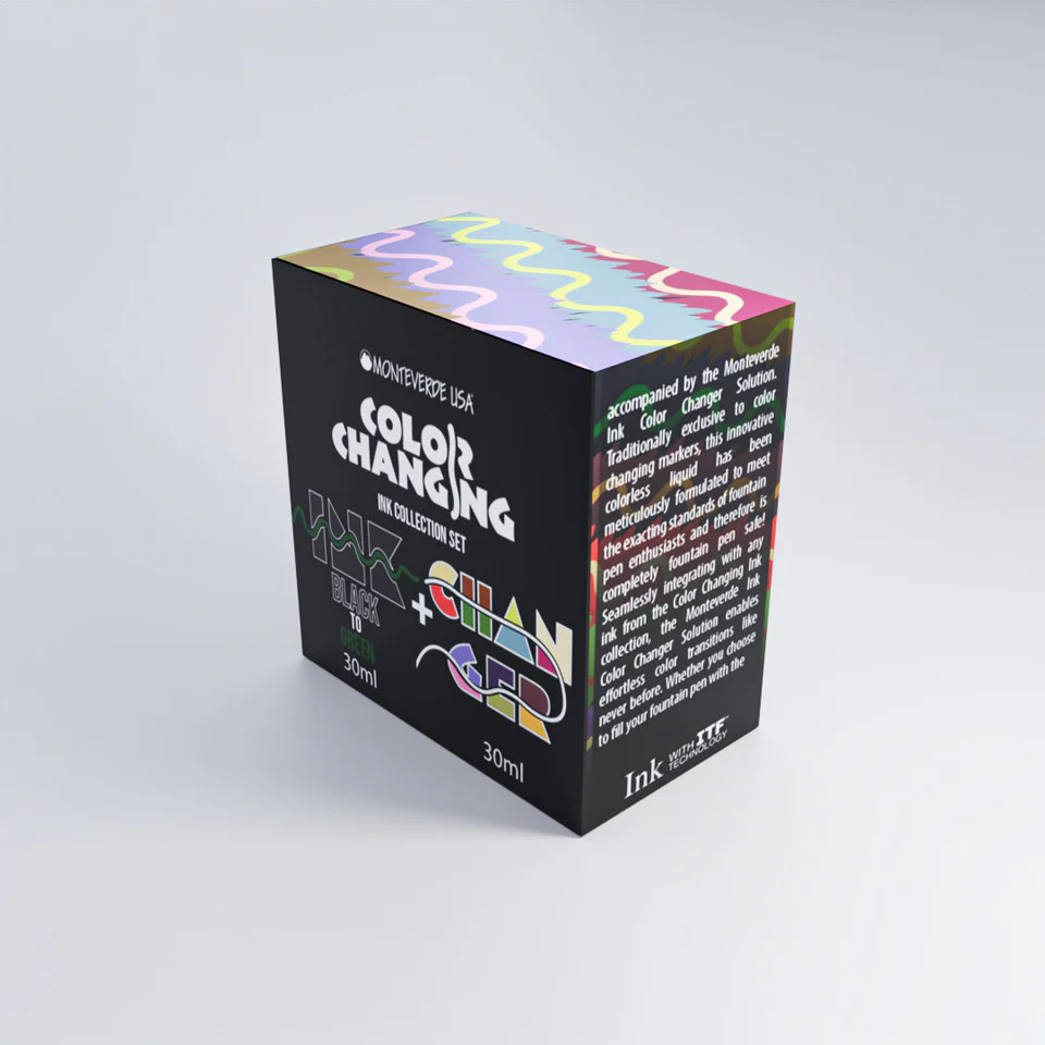 Monteverde Ink Bottle Colour Changing Ink 30ml & Changer Set - Image 2