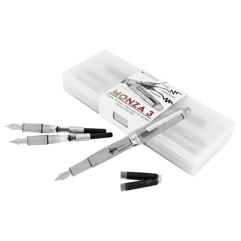 Monteverde Monza 3 Fountain Pen Clear